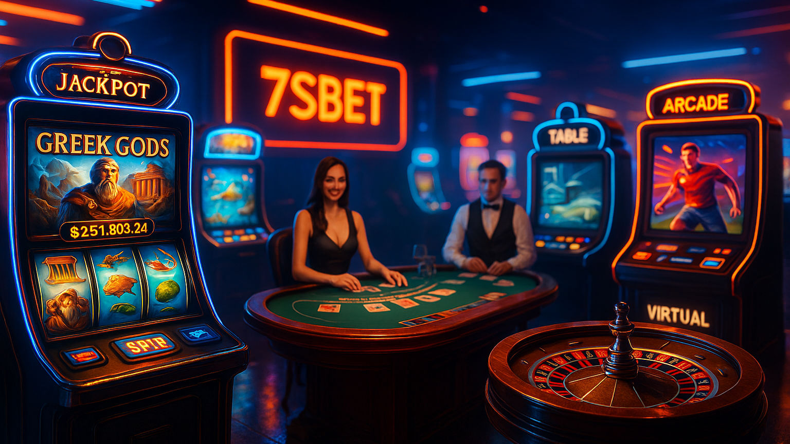 Jogos de cassino online 7SBET