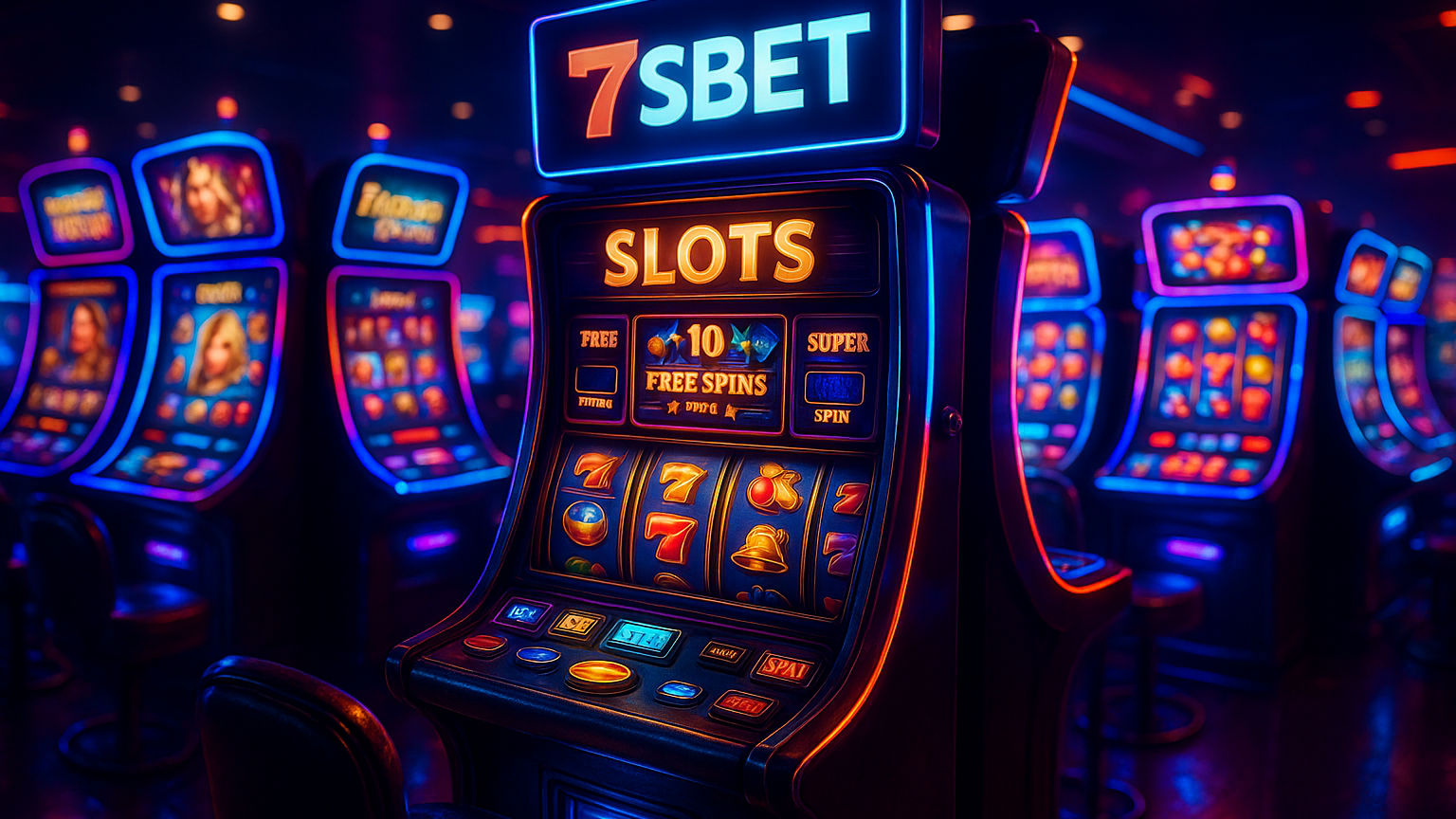 Explore o mundo das slot machines no 7SBET Casino